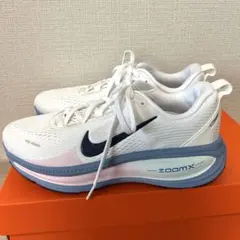 NIKE VOMERO PLUS ホワイト ブルー - メルカリ