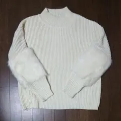 りんご様専用♪袖ファーニット♪