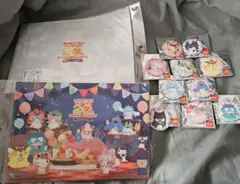 モンスター ハンター 20周年記念 サンリオクリアファイル＆缶バッジセット