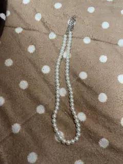2月末で削除ホワイトパールネックレス