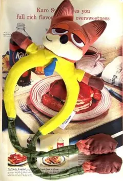 上海ディズニー限定❇ズートピア❇ニック❇カチューシャ