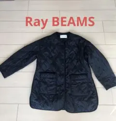 Ray BEAMS ノーカラー ハーフコート