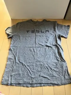 US本社TESLA グレー Tシャツのサムネイル