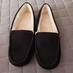 新品　GU ウォームムートンタッチ　モカシン