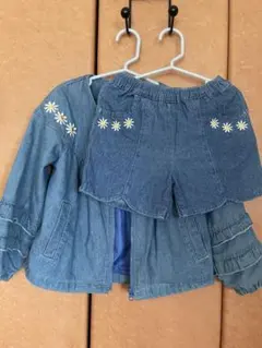 ムージョンジョン　デニムセット110