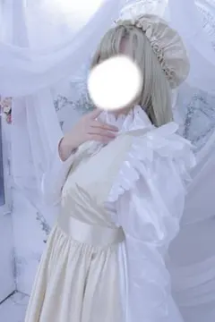 ワンダーパーラー 本物クラシカルメイド服ロング丈Mサイズ 帽子付属
