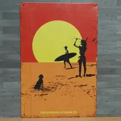 THE ENDLESS SUMMER レトロ風 ブリキ看板 OK2410