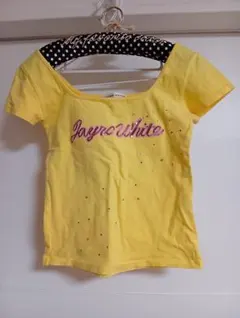 JAYRO white イエロー 半袖Tシャツ　ジャイロホワイトのサムネイル