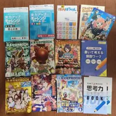 進研ゼミ 小学6年生 学習教材セット　実力アップ　チャレンジ　6年生　問題集
