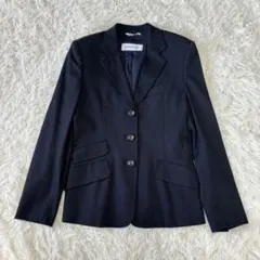SPORTMAX テーラードジャケット　ネイビー　ストライプ　サイズ42のサムネイル
