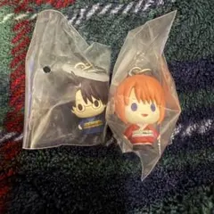 【即日発送】 ガチャ 銀魂 めじるしアクセサリー 新八 神楽