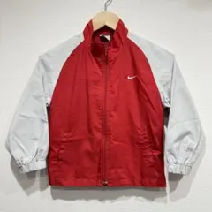 【Nike】ナイキ トラックジャケット ジッパー レッド/グレー size120