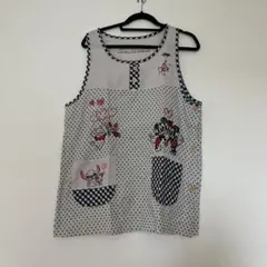 Disney 保育士　看護師　ミッキー ミニー スティッチ エプロン