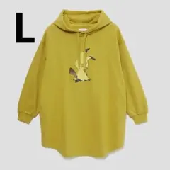 Lサイズ　ポケモン　ミミッキュ　パーカーワンピース　 グラニフ　ぽこあポケモン