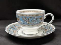 ⑤ 【USED美品】WEDGWOOD 黒壺　フロレンティーン　ターコイズ　C&S