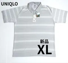 新品　ユニクロ　ドライEXポロシャツ　アダムスコット選手着用モデル　ライトグレー