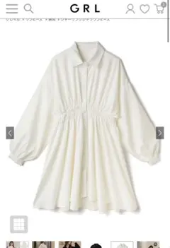 シャツワンピ 柄