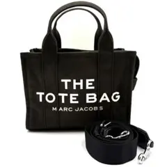 【良品✨】マークジェイコブス ザトートバッグ ミニ 2WAY ハンドバッグ　黒