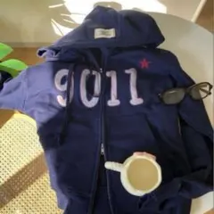 Common gull products ジップパーカー　ネイビー　M