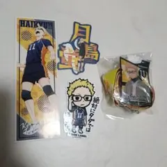 ハイキュー!! 月島蛍 ステッカー・スマホストラップ