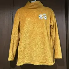 オレンジ色フリースジャケット Mサイズ