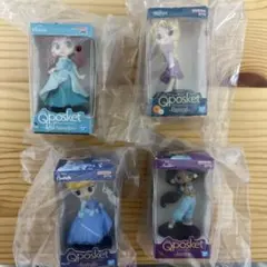 ディズニーキャラクター Qposket ミニチュアコレクション 全4種