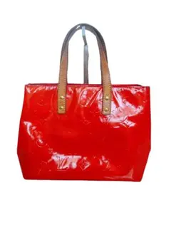 【LOUIS VUITTON】ヴェルニ リードPM レッド ハンドバッグ
