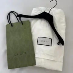 GUCCI ガーメントバッグ ホワイト　ハンガー　紙袋付き