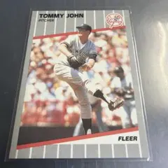 MLB 1989 Fleer トミー・ジョン NY Yankees 255