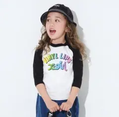 X-girl Stages  ラグランソデ7分袖Tシャツ