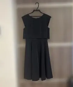 JILLSTUART ノースリーブ ひざ丈ワンピース ブラック