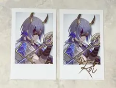 にじさんじ 小柳ロウ デビュー チェキ風カード 箔押し レア