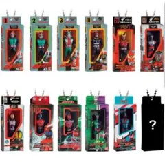 仮面ライダー ソフビパッケージチャーム＆チョコスナック 全１２種セットのサムネイル