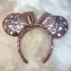 ディズニー ハート型スパンコールカチューシャ