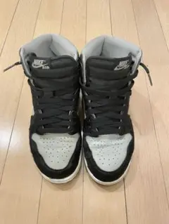 Nike Air Jordan 1 ハイカット スニーカー ブラック/グレー