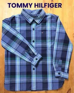 トミーヒルフィガー 100 長袖シャツ チェック TOMMY HILFIGER