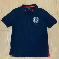 adidas アディダス JFA サッカー 日本代表 ポロシャツ S 黒 半袖