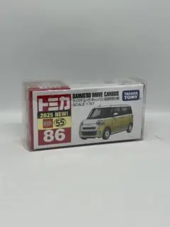 新品 初回 トミカ 86 ダイハツ ムーヴ キャンバスのサムネイル