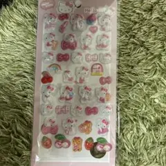 サンリオ キティちゃんシール ぷっくり 新品未使用