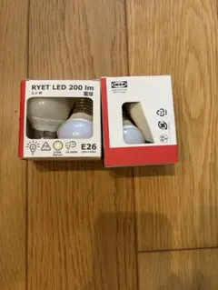IKEA LED電球 E26口金 2個セット（4球）