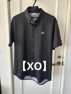 ［美品］adidas ドット柄 ショートスリーブシャツ　XO