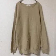 anySiS 長袖　ニット　ベージュ　セーター　2 M トップス