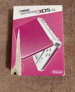 New Nintendo 3DSLL ピンク×ホワイト 上下IPS液晶 本体