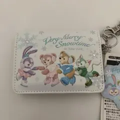ダッフィー パスケース 定期入れ スケート ベリーメリースノータイム 新品