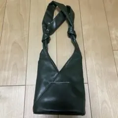 【美品】MM6 Maison Margiela ミニハンドバッグ グリーン