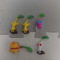 ピクミン　フィギュア　バスボム びっくらたまご　5個セット　①