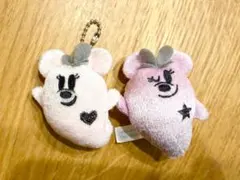 ディズニー ハロウィン　おばけ　ぬいぐるみチャーム2点セット　2024