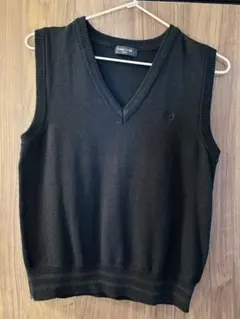 COMME CA ISM ブラック ニットベスト150cm