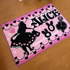 Disney アリス ブランケット 핑크