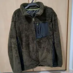 OUTDOORFIT+ フリースジャケット オリーブグリーン